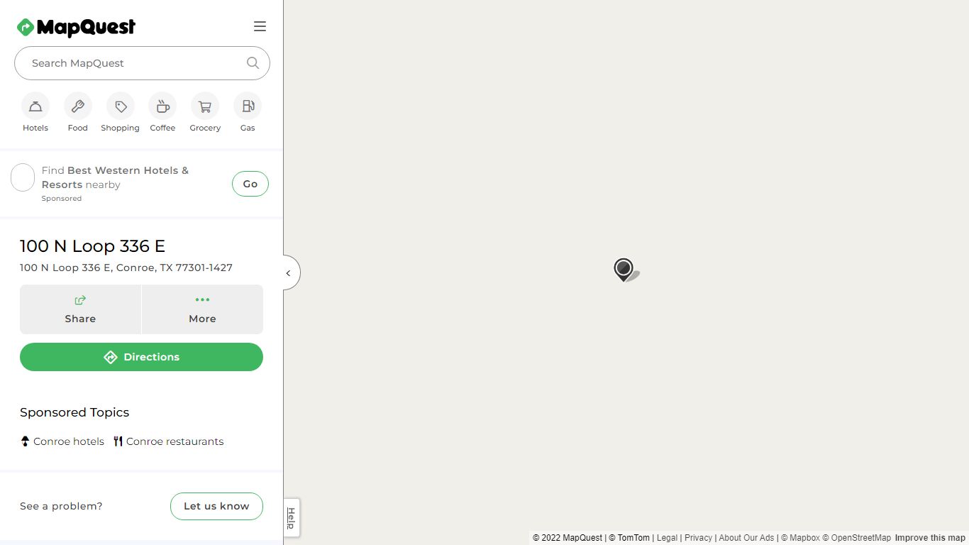 100 N Loop 336 E - Conroe TX - MapQuest